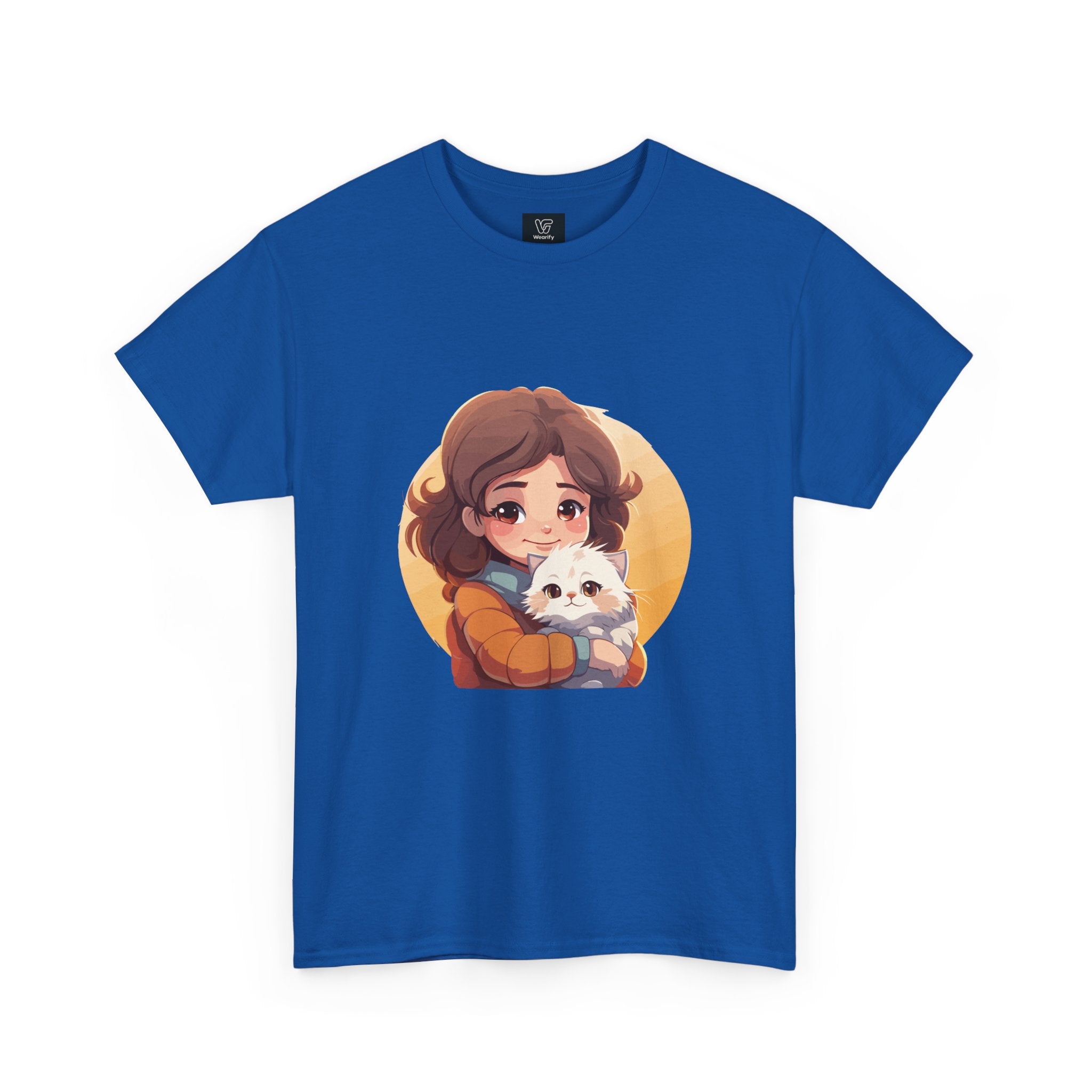 Women's My Cat print Heavy Cotton Tee