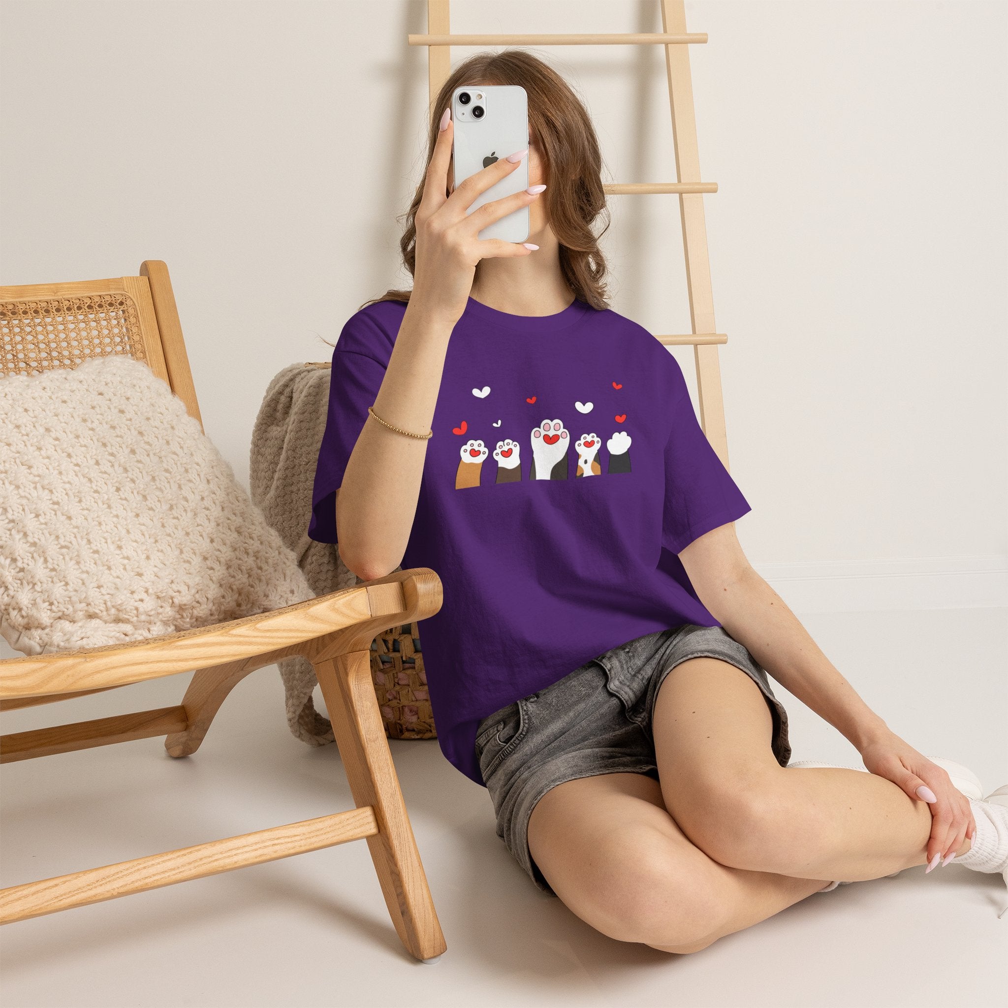 Women's Cat Hand's Heavy Cotton Tee