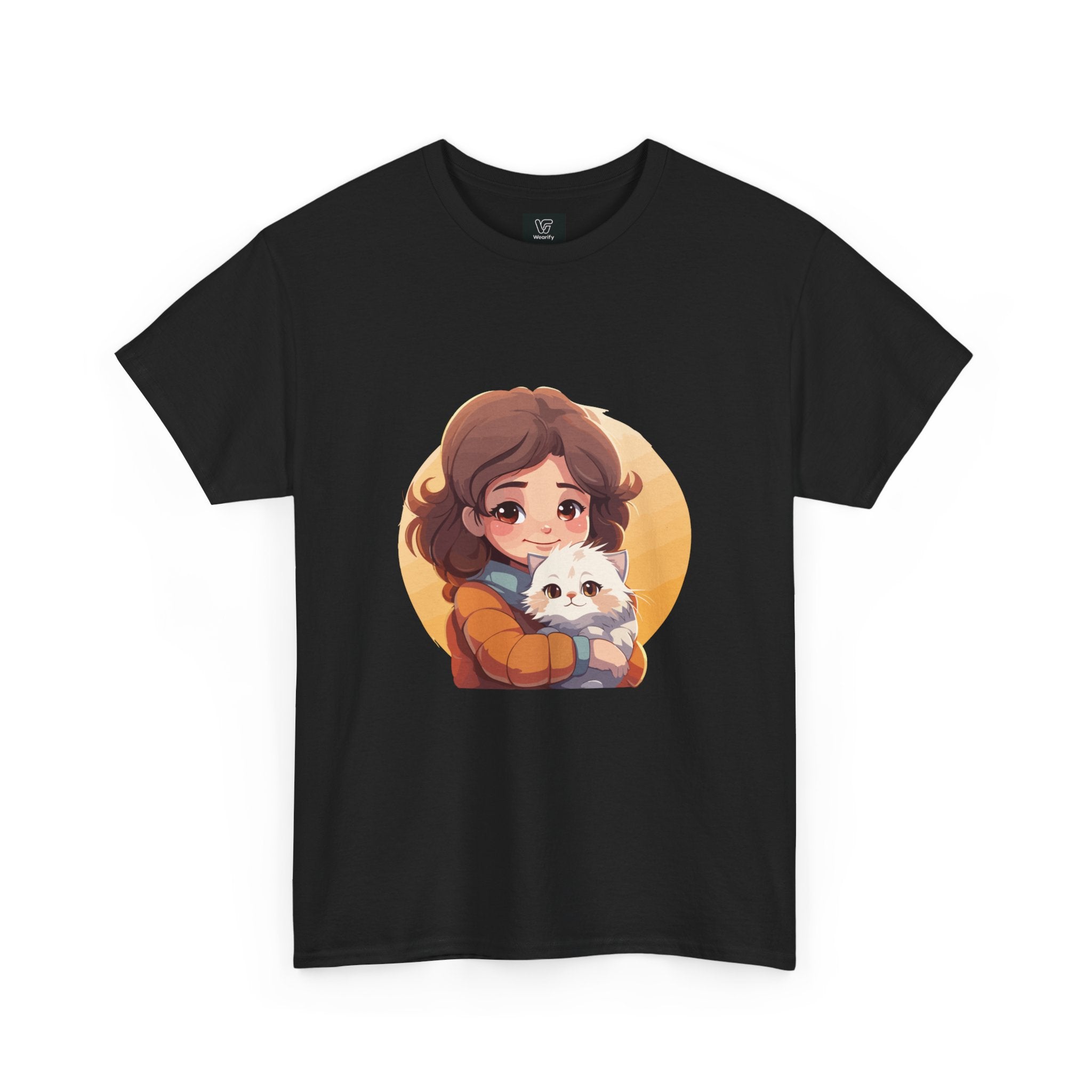 Women's My Cat print Heavy Cotton Tee