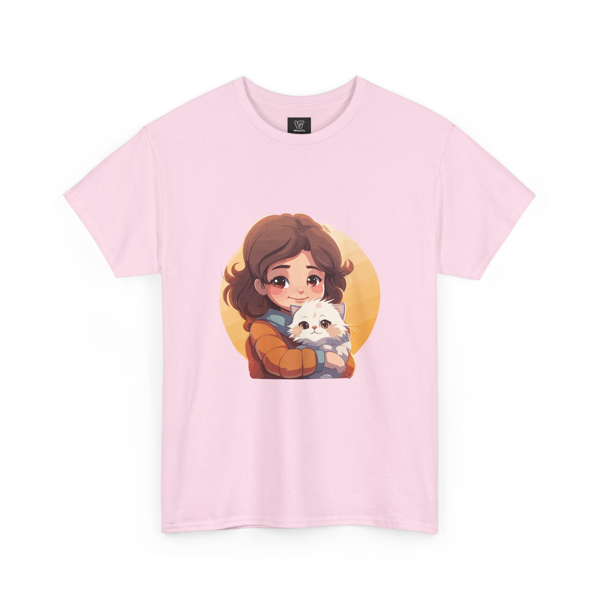 Women's My Cat print Heavy Cotton Tee