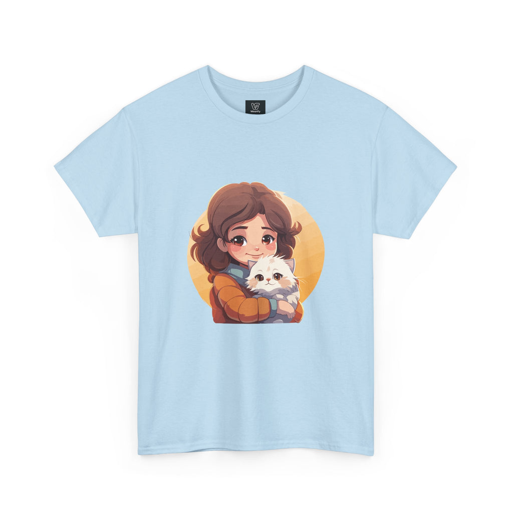 Women's My Cat print Heavy Cotton Tee