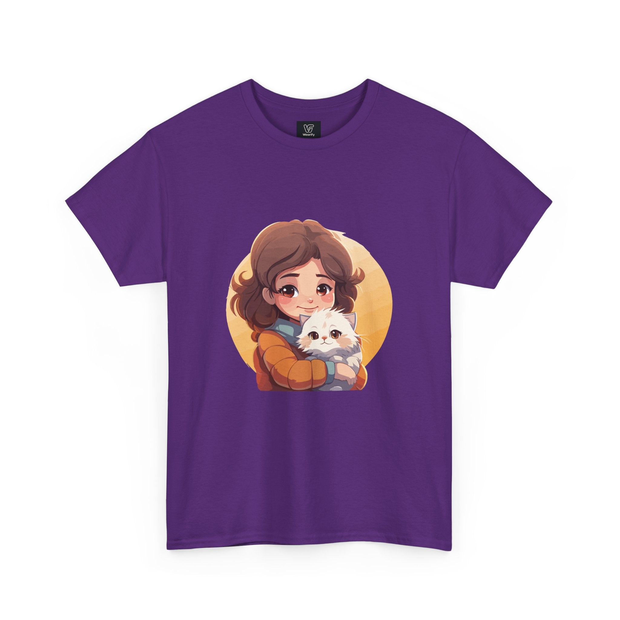Women's My Cat print Heavy Cotton Tee