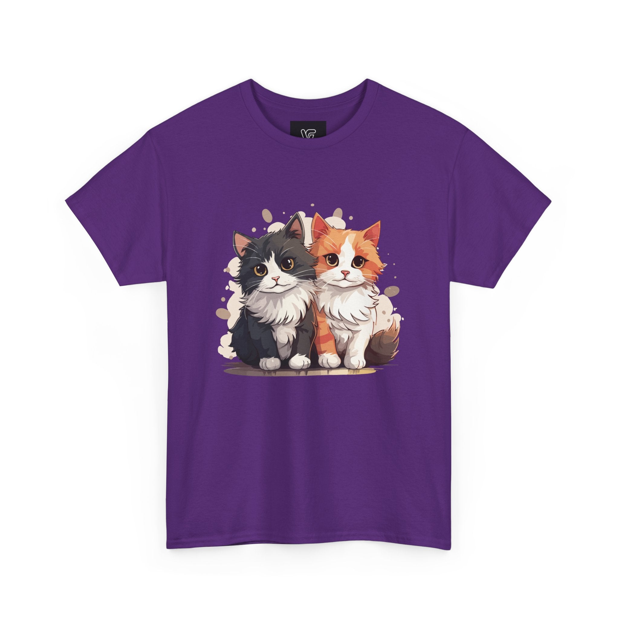 Women's Double Cat Heavy Cotton Tee