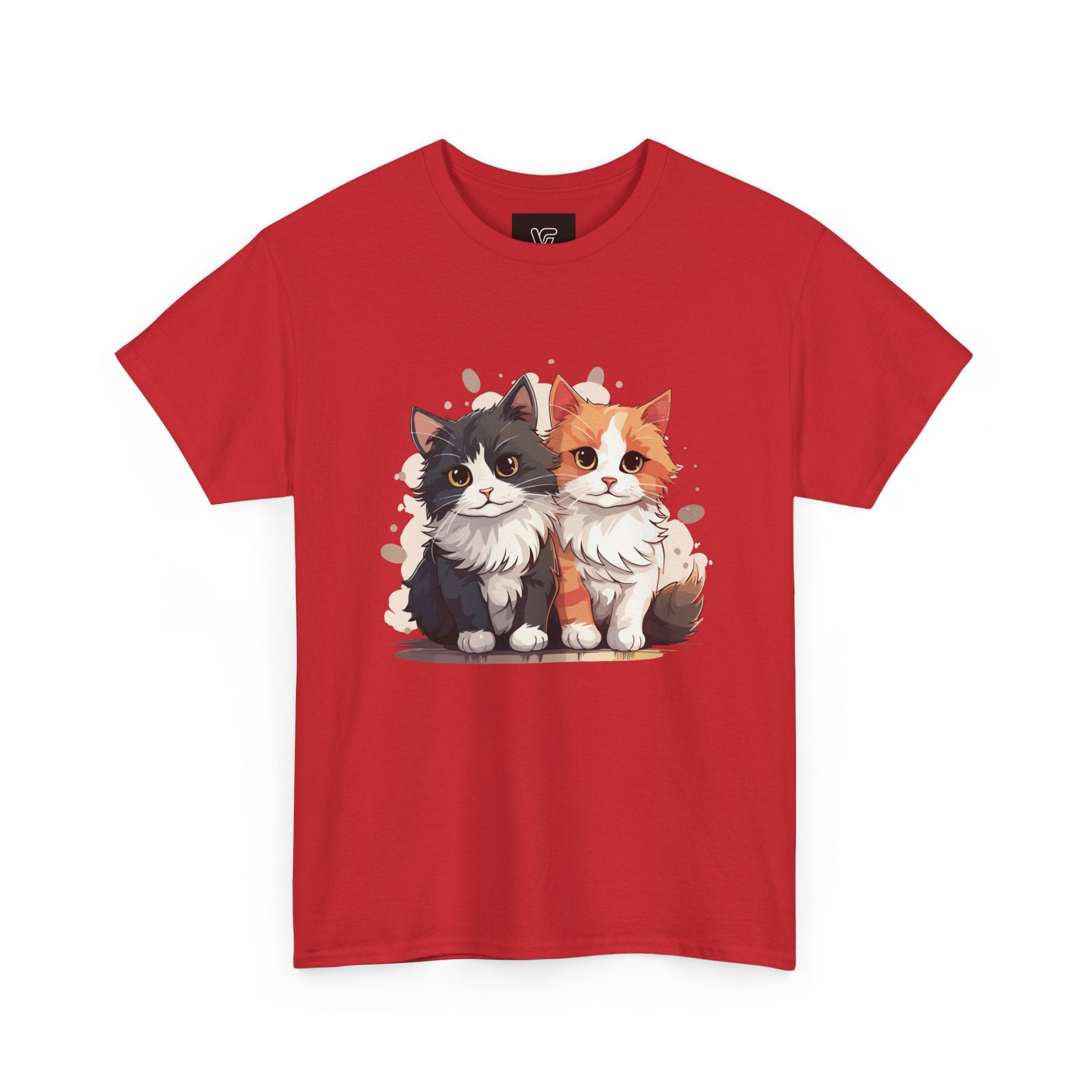 Women's Double Cat Heavy Cotton Tee