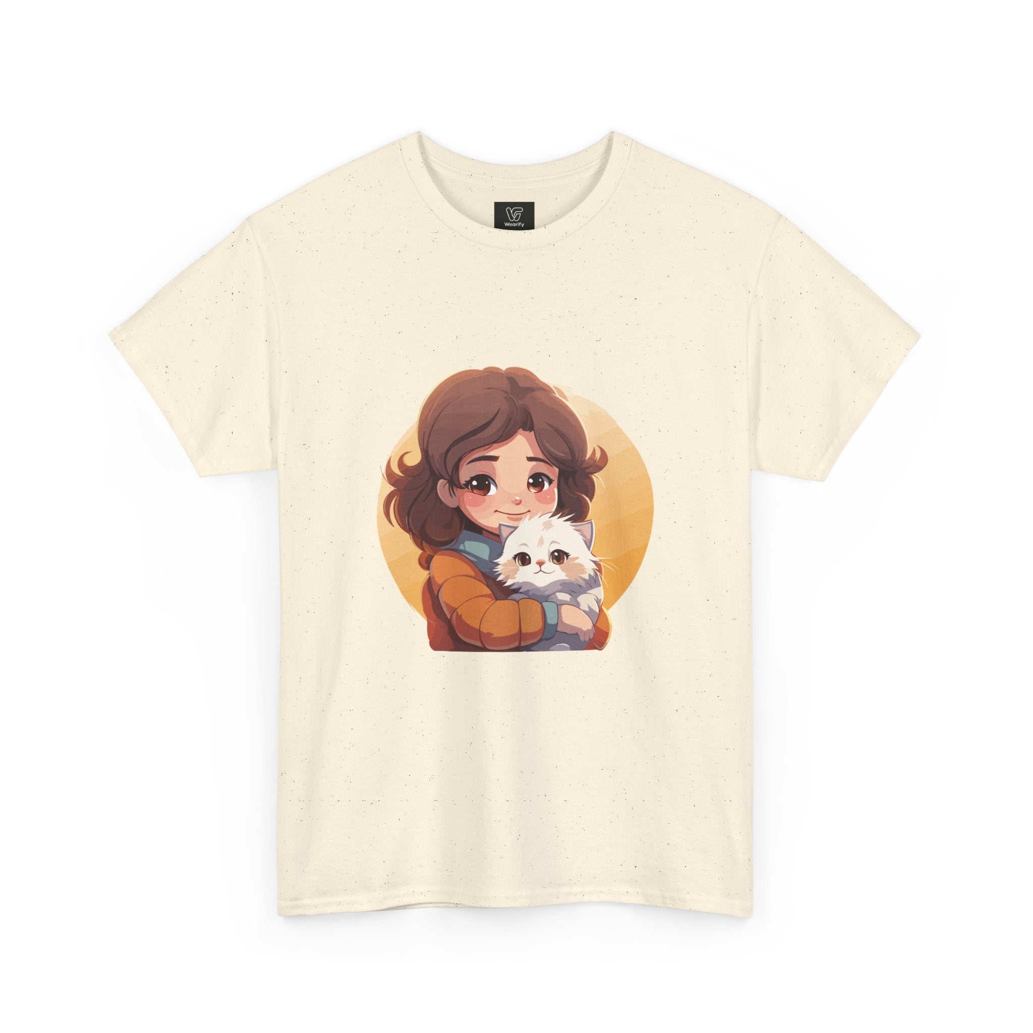 Women's My Cat print Heavy Cotton Tee