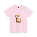Women's Heavy Cat print Cotton Tee