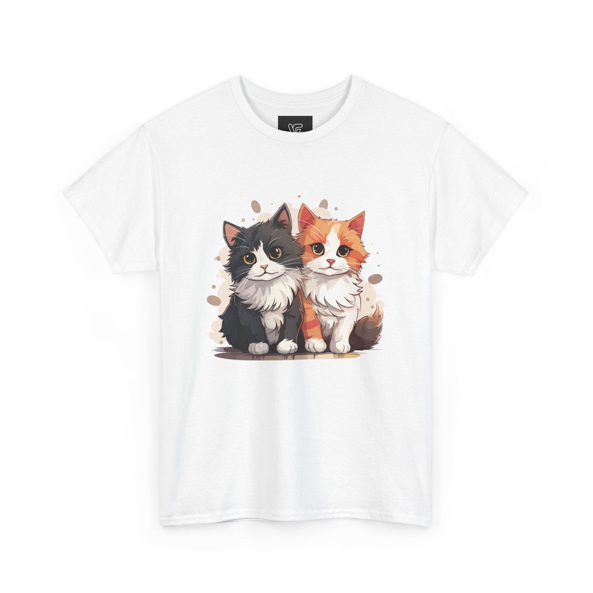 Women's Double Cat Heavy Cotton Tee