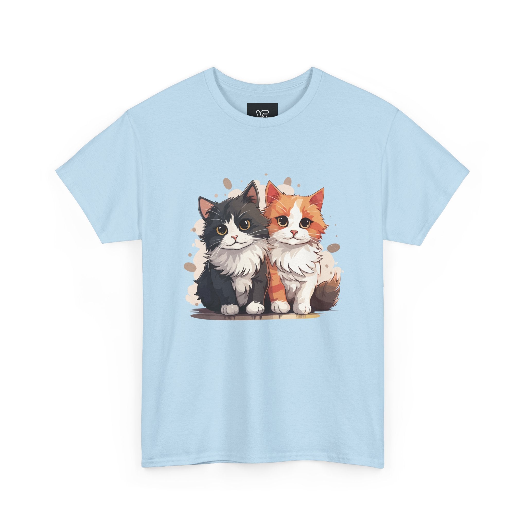 Women's Double Cat Heavy Cotton Tee