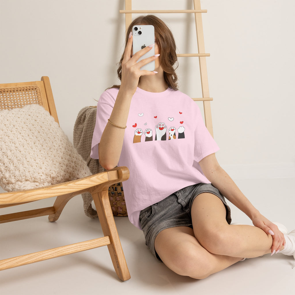 Women's Cat Hand's Heavy Cotton Tee